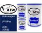 Preview: Volkswagen, VW Blue, L633 (1968): 500ml Lackdose + 500ml Klarlack + 250ml Härter - Set, von ATW Autoteile West.